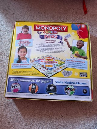 Monopoly Junior Fiesta Juego de Mesa
