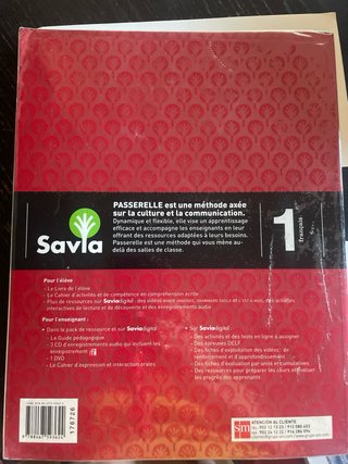 Passerelle 1, français A1-A2, Bachillerato Livr...