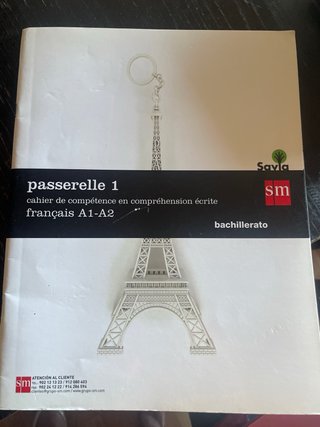 Passerelle 1, français A1-A2, Bachillerato Livr...