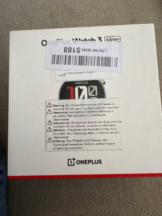 OnePlus Watch 3 43mm Beige/Plata