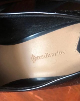 Zapatos Stradivarius negros tacón plataforma