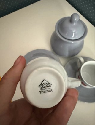 Set caffè Maison Tortora porcellana