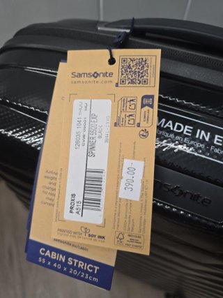 Maleta Cabina Samsonite Negra Proxis