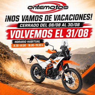 Ontemotos: Cerrado Agosto