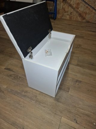 Mueble Zapatero Banco Recibidor Blanco