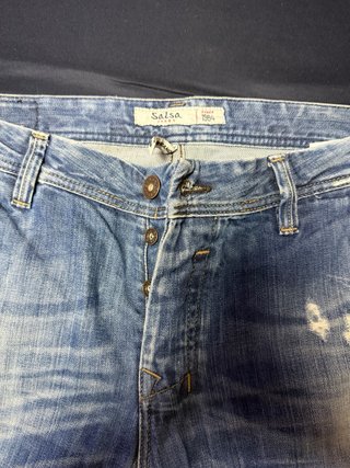 Pantalón Salsa Hombre Vintage Azul