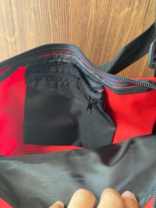 Bolsa bandolera roja Fortuna