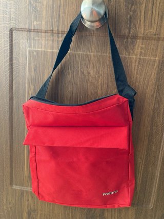 Bolsa bandolera roja Fortuna