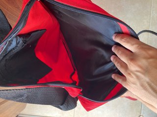 Bolsa bandolera roja Fortuna