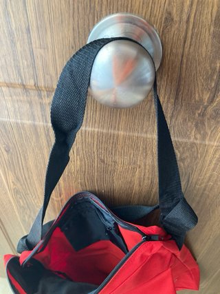 Bolsa bandolera roja Fortuna