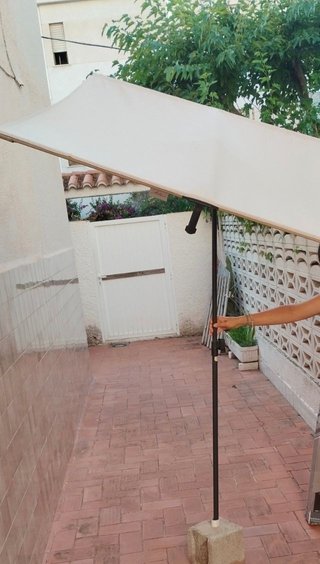 Sombrilla diseño Jardín,terraza Beige 180x130