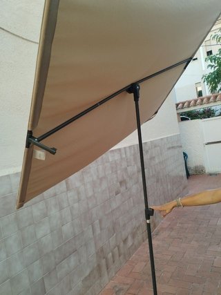 Sombrilla diseño Jardín,terraza Beige 180x130