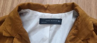 Americana Zara Mostaza Talla M