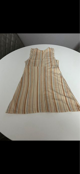 Vestido Pull&Bear rayas beige Talla XS