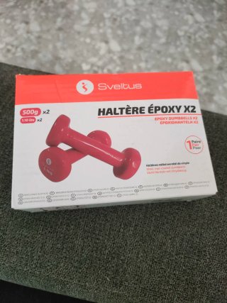 Mancuernas Sveltus Epoxy 500g (x2)
