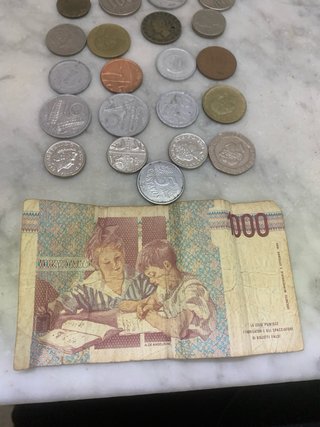 Lotto monete e banconota Italia/estero vintage