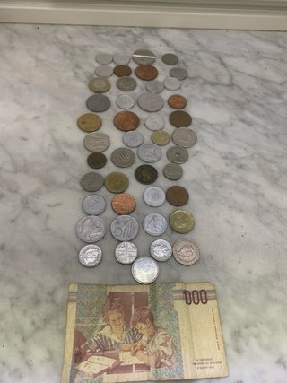 Lotto monete e banconota Italia/estero vintage