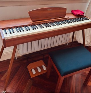 Piano Digital Madera Donner Teclado Weighted