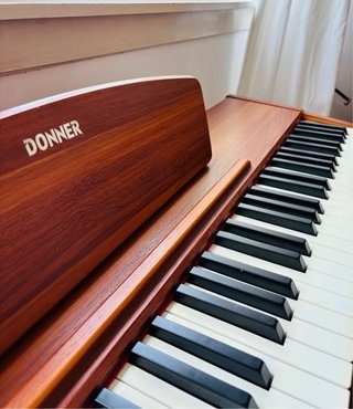 Piano Digital Madera Donner Teclado Weighted