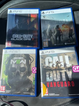 PS5 Juegos Call of Duty y Battlefield