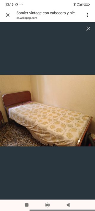 Cama individual 90 cm