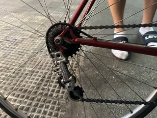 Bicicleta de carretera Sprinter Roja
