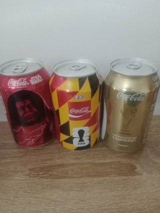 3 Lattine Commemorative Edizione Limitata