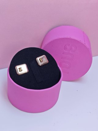 Pendientes Tous Oso Bold color oro Rosa