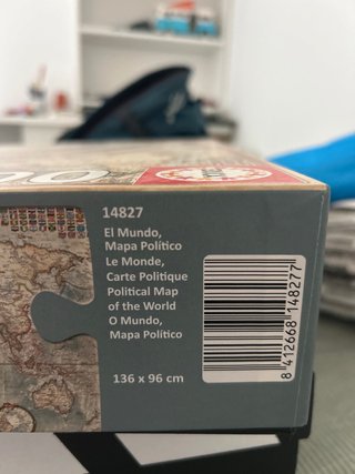 Puzzle Mapa Mundi Educa 4000 Piezas