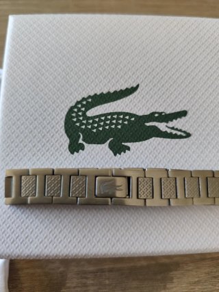 Pulsera Lacoste Hombre Plata