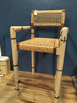 Taburete Alto Sklum Orebro Madera Teca 65 cm