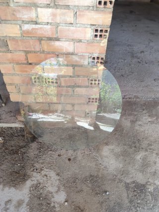 Cristal mesa redonda 90cm
