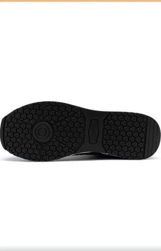 Zapatos de seguridad grises y azules