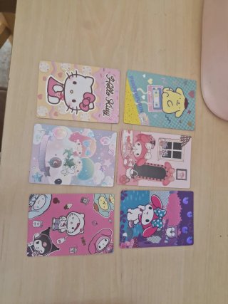 Cartas coleccionables Hello Kitty y amigos