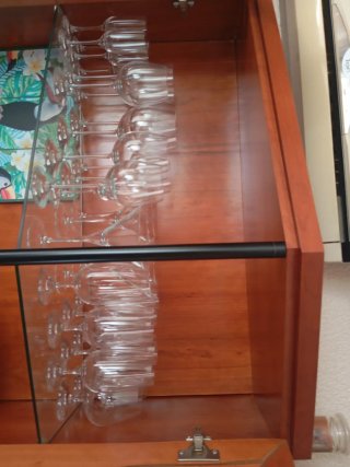 Juego de copas de cristal