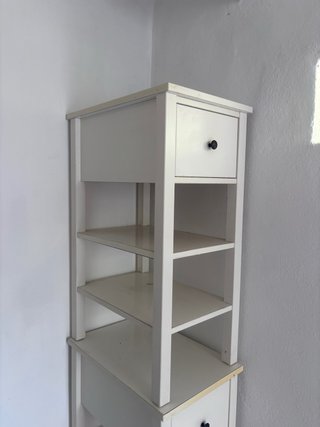 2 Mesitas Noche Hemnes Ikea Blancas