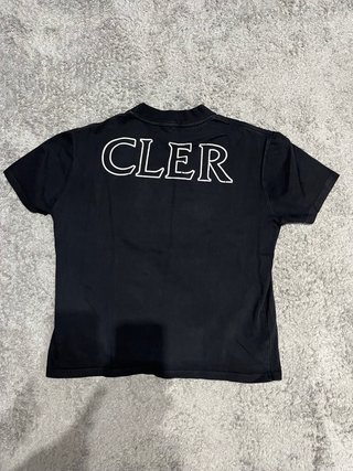 Camiseta Moncler Negra "MON / CLER"