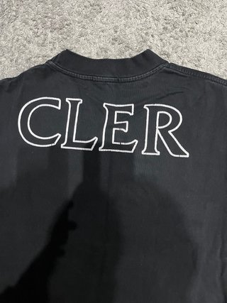 Camiseta Moncler Negra "MON / CLER"