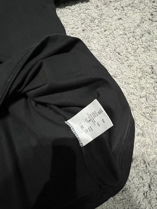 Camiseta Moncler Negra "MON / CLER"