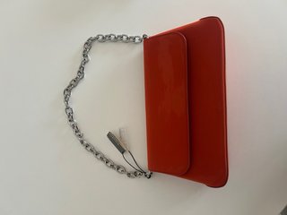 Bolso Parfois Cadena Naranja 27x14x7 cm