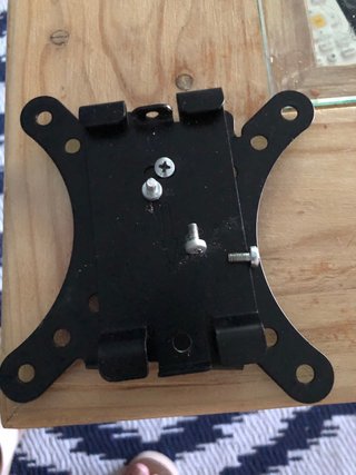 Soporte de pared para TV negro