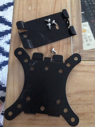 Soporte de pared para TV negro