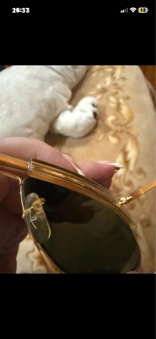 Gafas Ray-Ban Aviator Dorado y Negro