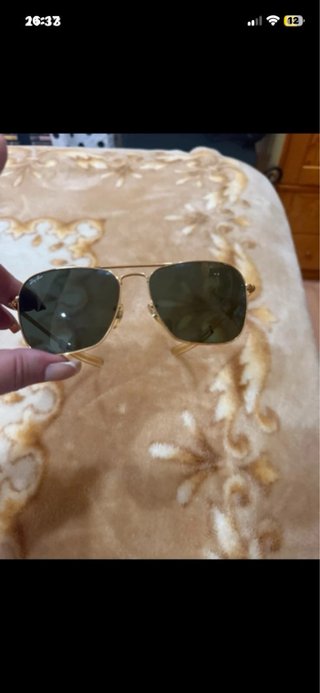 Gafas Ray-Ban Aviator Dorado y Negro