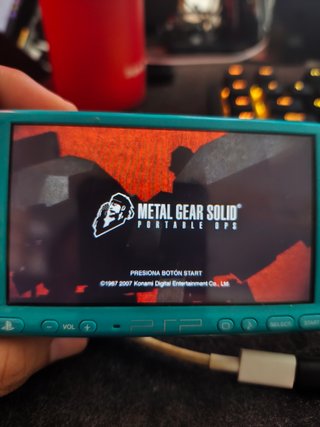 Metal Gear Solid Portable Ops PSP
