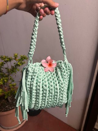 Borsa fatta a mano con tracolla
