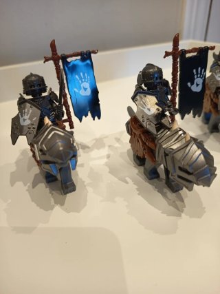 Lote 3 Uruk-hai montados en Huardos