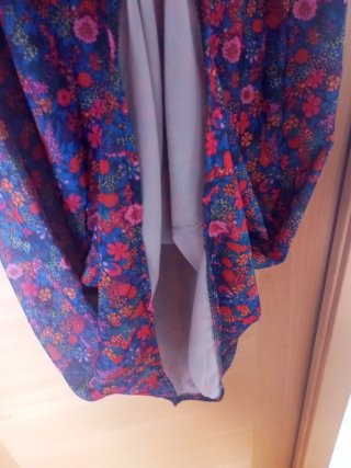 Vestido largo estampado floral