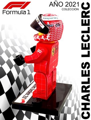 Figura Lego Charles Leclerc F1 2021