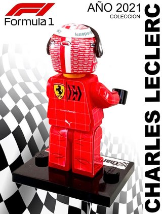 Figura Lego Charles Leclerc F1 2021